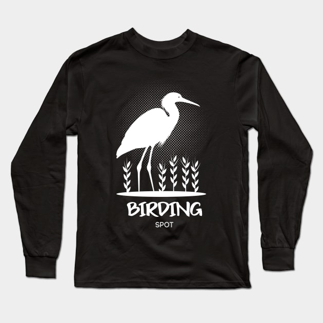 Birding spot Long Sleeve T-Shirt by Birding_by_Design